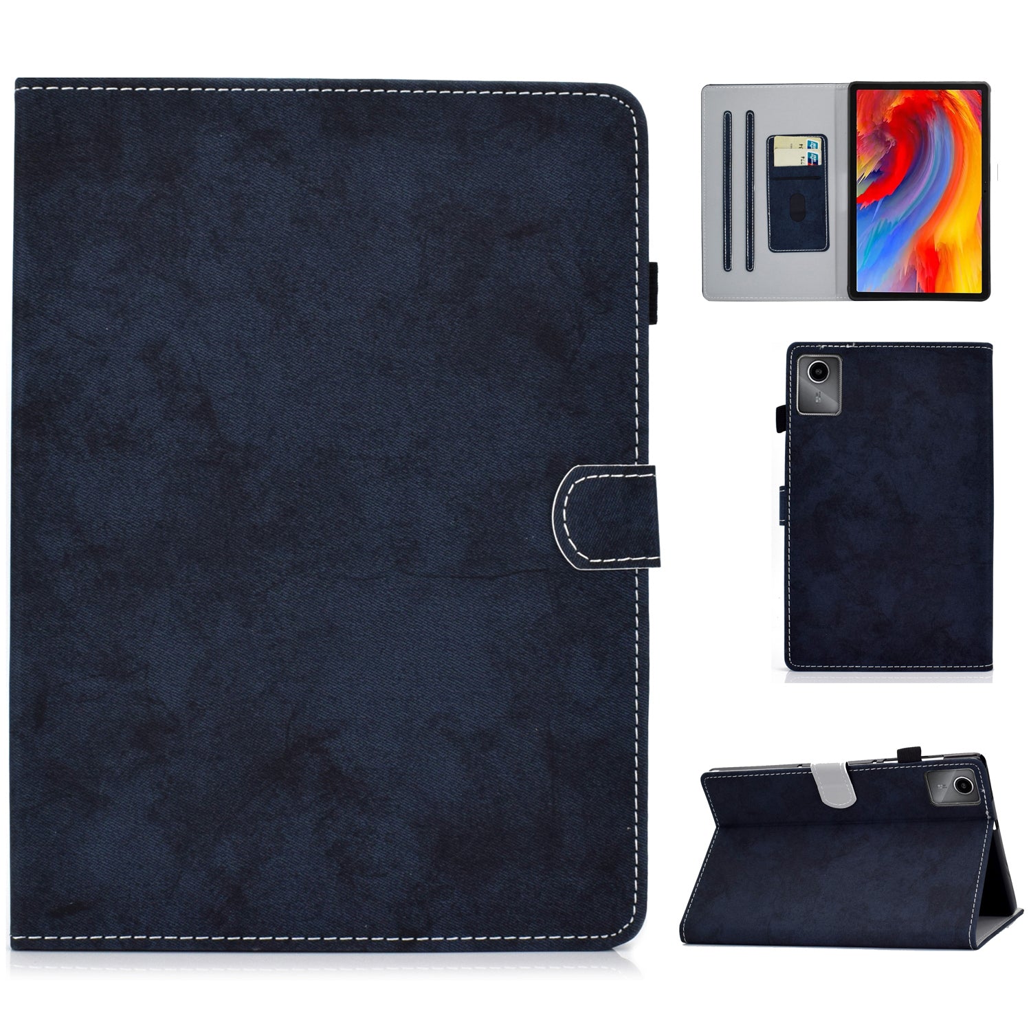 A3 For Lenovo Tab M11 / Xiaoxin Pad 11 2024 Case Cloth Texture Card Slot Protective Shell A3 For Lenovo Tab M11 / Xiaoxin Pad 11 2024 Case Cloth Texture Card Slot Protective Shell